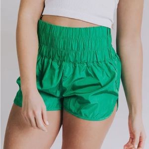 Free People FP Movement The Way Home Athletic Shorts Green Jade Stone, XS